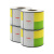 LableSHARK 平面设备识别标签防水标签纸 产品机房货架条码标签贴 白+黄+橙 50mm*140mm 可选LOGO