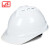 飞迅 安全帽 ABS新国标V型 透气防砸 工业头盔电力工程工地建筑施工抗冲击 白色
