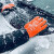 多给力双层防寒防冻加绒手套冬季户外作业捕鱼冷库搬运防滑低温保暖防水 橙色WG338（1双） L