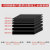 减震垫块橡胶缓冲垫工业机械防震垫方形橡胶板耐磨空调黑橡胶弹性 100x50x15mm厚