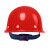 曼德锐安全帽工地男国标abs加厚透气夏施工玻璃钢头盔领导工程定制印字 豪华玻璃钢款（红色）（按钮）