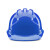 诺瑞斯安 安全帽 新国标ABS 防砸透气 工业头盔电力工程工地建筑施工抗冲击 免费印字 蓝色 可印字 厂商配送