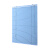 迪茵 铝合金折叠百叶窗帘办公室遮阳卷帘手动升降 打孔款 1平方米深蓝色JH204厚（0.21mm）铝轨拉珠定制