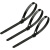联嘉 自锁式尼龙扎带 捆绑带束线带塑料扎带 黑色4.6x350mm  100条