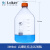 包邮 实验室补料瓶发酵罐试剂加料瓶不锈钢瓶盖补液瓶蓝盖玻璃瓶 蜀牛高硼硅透明3000ml