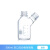 好运马 二三孔GL45螺口透明流动相瓶色谱储存液溶剂瓶蓝盖试剂瓶HPLC高棚 500ml GL45高硼硅透明  两口