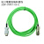 伺服电机编码器连接线SGMGV 7G系列 JZSP-CVP02-05 03-E电缆 直头(CVP11)绿色超柔拖链线 1m