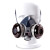 日本重松防尘口罩 工业防粉尘呼吸面罩 电焊打磨煤矿专用防粉尘面 u2k一套（升级款）