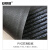 安赛瑞 双条纹PVC复合地垫 0.9×5m 条绒地毯走道垫 吸水防滑通道地毯垫 走廊防滑地垫 灰色 13701