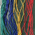 绿色尼龙绳防护网彩色防坠幼儿园装饰篮球场隔离围栏网安全平网子工业品 彩色网孔10厘米 网1米宽(长需要几米拍几件)