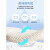 南极人（Nanjiren）泰国天然乳胶枕头枕芯家用一对防打呼噜护颈椎助睡眠 100%抗菌阻螨灰-学生波浪枕(2只