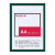 汇采 A4绿色磁性展示贴 营业执照框 保护套文件框 横竖通用 23.8x32.5cm 100张