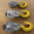 滑轮吊轮吊环双滑轮组省力定电缆挂钩滑车钢丝绳滑轮起重滑轮吊钩 0.5T精品滑轮 带轴承