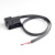 OBD16Pin针接口 公头电源开口线扁线 OBD2 Cable30cm-1.5cm连接线 公对母电源开口线30厘米