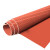 品之德 绝缘垫10kv高压橡胶板 配电室绝缘地毯防电橡胶板地垫绝缘胶垫 红色条纹 1米*5米*10mm厚