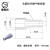 硬管接头M6螺纹倒锥接头卡套接头电磁阀接头PTFE特氟龙硬管用接头 M6螺纹压塞+压环 内径2.5mm PP 现货