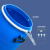 加厚200升废液泔水桶带铁箍大口密封化工桶100升蓝色抱箍桶法兰桶 200L 量大更优惠