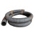 带钢丝黑色橡胶管水泵抽水吸水管钢丝软管黑胶皮管定制 吸沙管203MM(8寸)X7米
