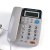 定制C168座式电话机 办公室有线固定座机单机来电显示免电池 中诺C228白色