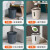 垃圾桶厕所卫生间带盖厨房大容量筒卧室商用办公室客厅小纸篓 2个装灰色+咖啡色小号