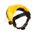 新越昌晖电焊面罩 焊工面罩电焊氩弧焊防护罩防飞溅面具护脸防护面罩头戴式焊帽 透明面罩 XY-T86