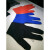 台球手套球房台球公用手套台球三指手套可定制logo美洲豹普通款蓝 可定制球房俱乐部名字_可定