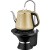 桶装水电动抽水器智能充电带托盘自动上水吸水器水桶饮水机烧水 WA-516B黑色(包胶防烫壶 )