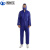 沸耐笙 FNS-23944 劳保PVC薄雨衣雨裤分体套装 蓝色XL 1套