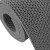 玛仕福 灰色镂空地垫 PVC防滑垫 S形厨房淋浴室防滑垫子 3.5mm厚 0.9米宽*1米长