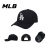 美职棒（MLB）洋基队硬顶帽子2024新款棒球帽百搭刺绣金标NY男女青年潮LA 硬顶黑白LA 男女可调节52-62CM