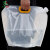 齐鲁安然 便携水袋 水桶 户外储水袋 便携手提水袋 大容量沙袋 可折叠水桶 透明水袋 10L 两个装