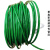 逐一304不锈钢绿色包塑软钢丝绳0.38mm-2mm4mm钓鱼线活鱼锁扣植物爬绳 直径038mm长100米40铝卡