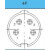 宾德binder圆形连接器2/3/4/5/6/7/8/12/14芯M16/19/24芯航空插头 公头或者母头4芯