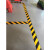 黑黄警示胶带反光警戒隔离斑马线地标贴安全通道划线地板胶带 黑黄：15CM宽*45.7米