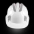 聚昊ABS加强反光安全帽工地施工领导防护头盔电力电工帽夜间劳保帽可印字-黄色（加强三筋反光款）