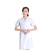 雨林军 白大褂 夏季薄款白大褂短袖 女护士修身款短袖 单位：件 175~XL 