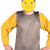百舸 牛皮电焊套袖 焊工隔热专用护袖劳保防护袖套防阻燃纽扣袖子 黄色60cm ZG2341