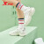 特步（XTEP）赤焰TD女鞋夏季新款AGAHO插画师联名透气轻便缓震厚底运动休闲鞋 帆白 38