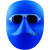 电焊面罩防护罩头戴式轻便氩弧焊工面具全脸防烤脸烧焊眼镜罩 透明眼镜5只不含面罩