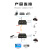 创基互联 非压缩高清DVI视频光端机1路视频+环出+独立双向音频+RS232+USB 一对