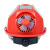 一盾夏季风扇安全帽带太阳能工地白色头盔男空调防晒多功能电风扇充电 红色(MG02加强)双风扇/配续电池
