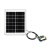 日曌太阳能板 (6V 5W) 156单晶硅电池片 钢化玻璃/阳极氧化铝合金 太阳能板 (6V 5W) +电源管