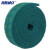 海斯迪克 HKY-66 工业百洁擦拭布 强力去污通用清洁布卷 打磨除锈清洁布 绿色7厘米*5.8米
