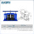 阻尼弹簧减震器冷却塔空调冷水机组水泵风机防震垫变压器隔振平台 HFJ-4-800
