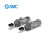 SMC CLK2PB63系列 带杆夹紧气缸 带耐强磁场磁性开关 拉杆安装型 CLK2PB63-50YA-DCR007FR