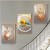楼梯间装饰画现代客厅沙发背景墙挂画走廊过道壁画抽象三联画轻奢 D 款 30*40厘米 [挂1.5米左右的墙]