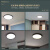 以琛定制客厅大圆灯1.2米新中式吸顶灯LED客厅灯大气中国风简约实木大 圆形24cm白光