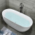 保温浴缸亚克力薄边浴缸无缝浴缸家用成人独立式欧式浴缸贵妃浴缸定制 空缸配置 1.3m