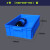 胶盆筐水产养龟餐具大号塑料盒长方形物流周转箱加厚商用四方 1号白【710*455*180】-95J