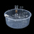 冰禹 BY-3146 实验室塑料水槽 化学实验器材器皿耗材教学仪器 小号圆形+大号圆形+方形